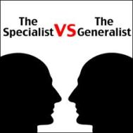 specialist vs. generalist